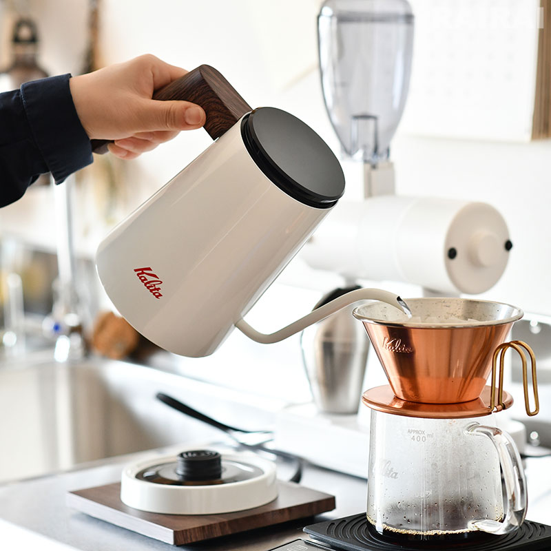 楽天市場】カリタ 電気式ドリップ専用ポット ホワイト ブラック