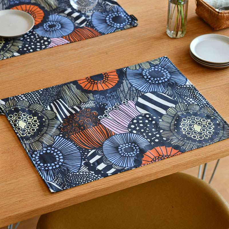 未使用 タグ付き新品 マリメッコ ハルカ マット プレイスマット 2枚