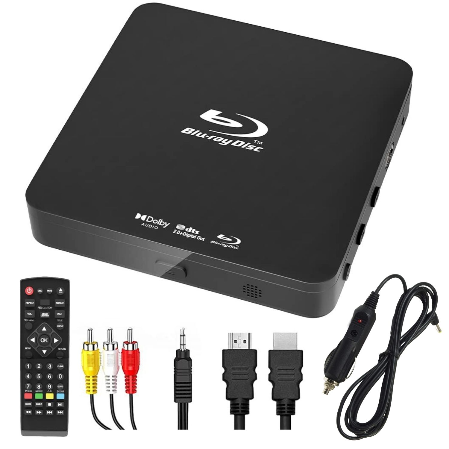 楽天市場】ポータブルブルーレイプレーヤー シガーアダプターセット