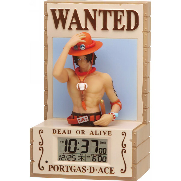 楽天市場】8RDA58RH38 ポートガス・D・エース インテリア 置時計型