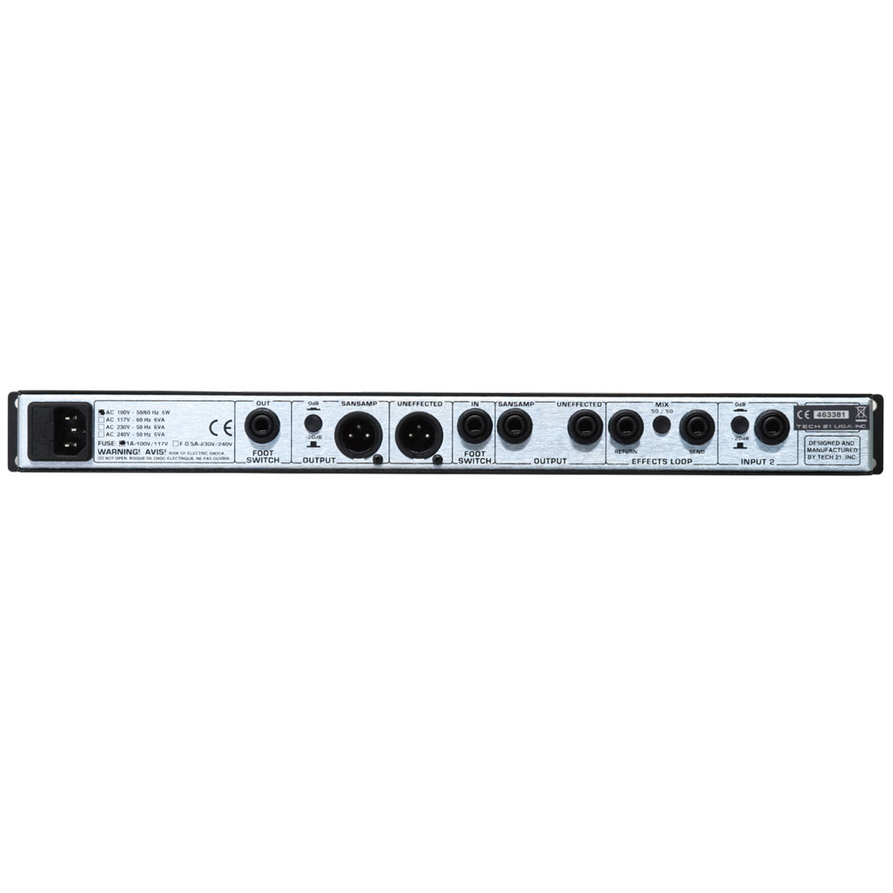 楽天市場】TECH21 SansAmp RBI ベース用プリアンプ DI : chuya-online