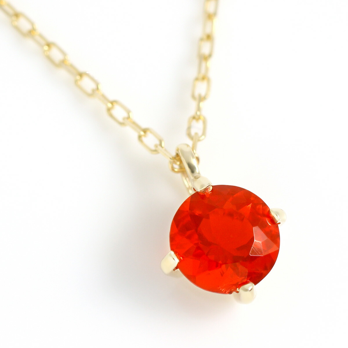 楽天市場】ファイヤーオパール ファイアーオパール ネックレス