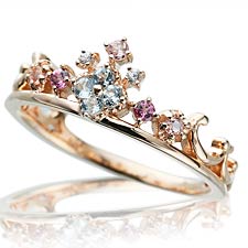 楽天市場】ピンキーリング ピンクゴールド K10/K18PG 誕生石 ロード