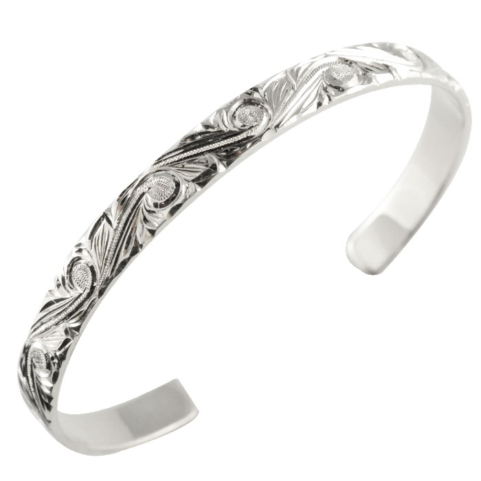 楽天市場】ハワイアンジュエリー メンズ シルバー バングル ハワイアン