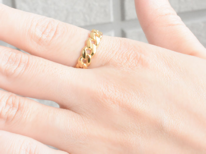 楽天市場】k18 リング 喜平リング キヘイ 18kリング シンプルリング