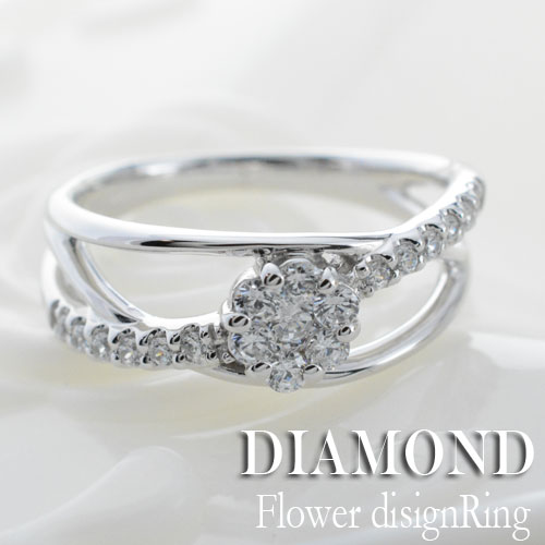 楽天市場】ダイヤモンド リング 指輪 プラチナ ダイヤモンドリング