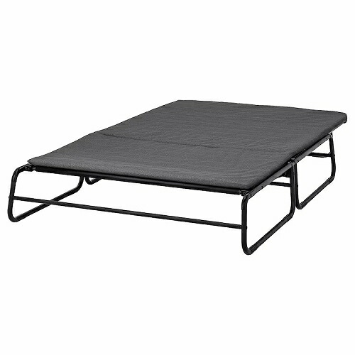 楽天市場】IKEA イケア ソファベッド クニーサ ダークグレー ブラック