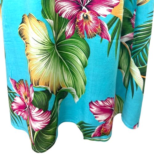 楽天市場】ハワイアン ワンピース ロング オリジナル ハイビスカス