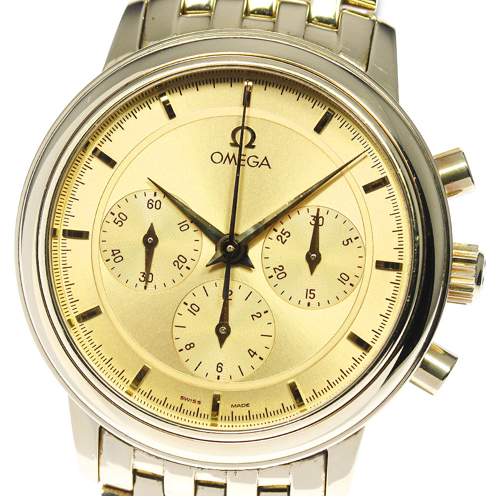 楽天市場】【OMEGA】オメガ デビル プレステージ K18YG クロノグラフ