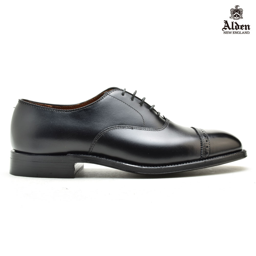 楽天市場】オールデン ALDEN 901 ブラック STRAIGHT TIP BAL OXFORD