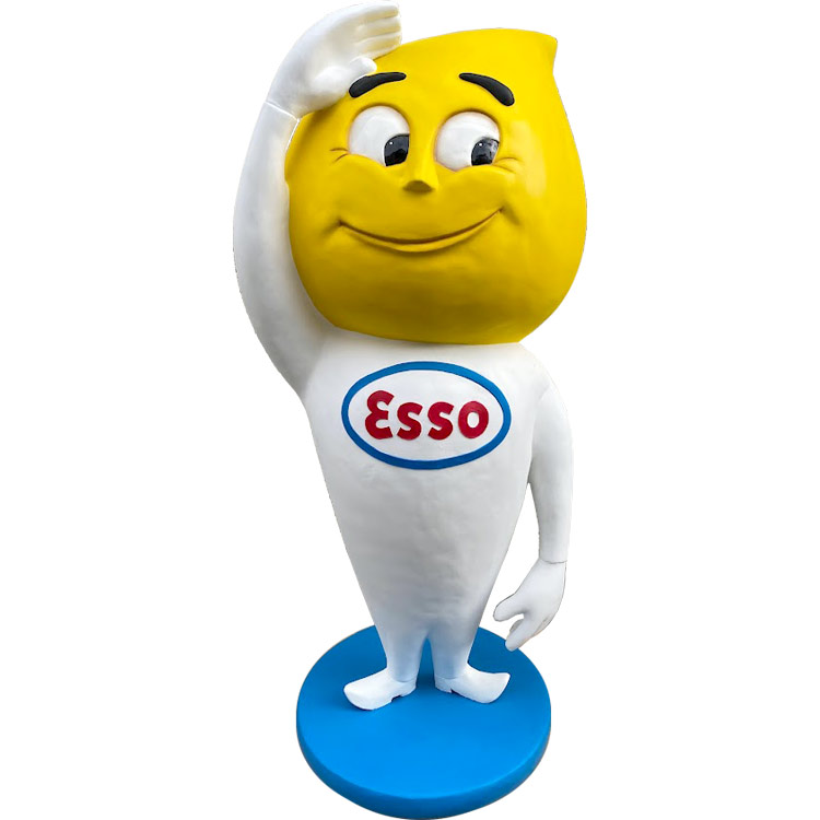 楽天市場】ESSO BOY エッソ君 等身大 フィギュア 横64cm×奥行き62cm×高