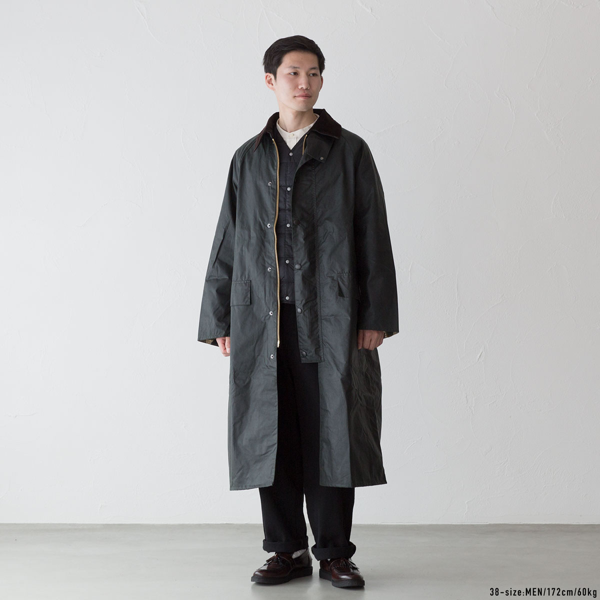 Barbour オイルコート オーバーサイズ 38