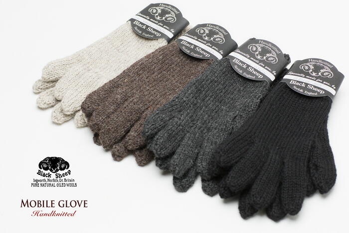 楽天市場】ブラックシープ 英国製 手編み 手袋 GLOVES SM07M メンズ