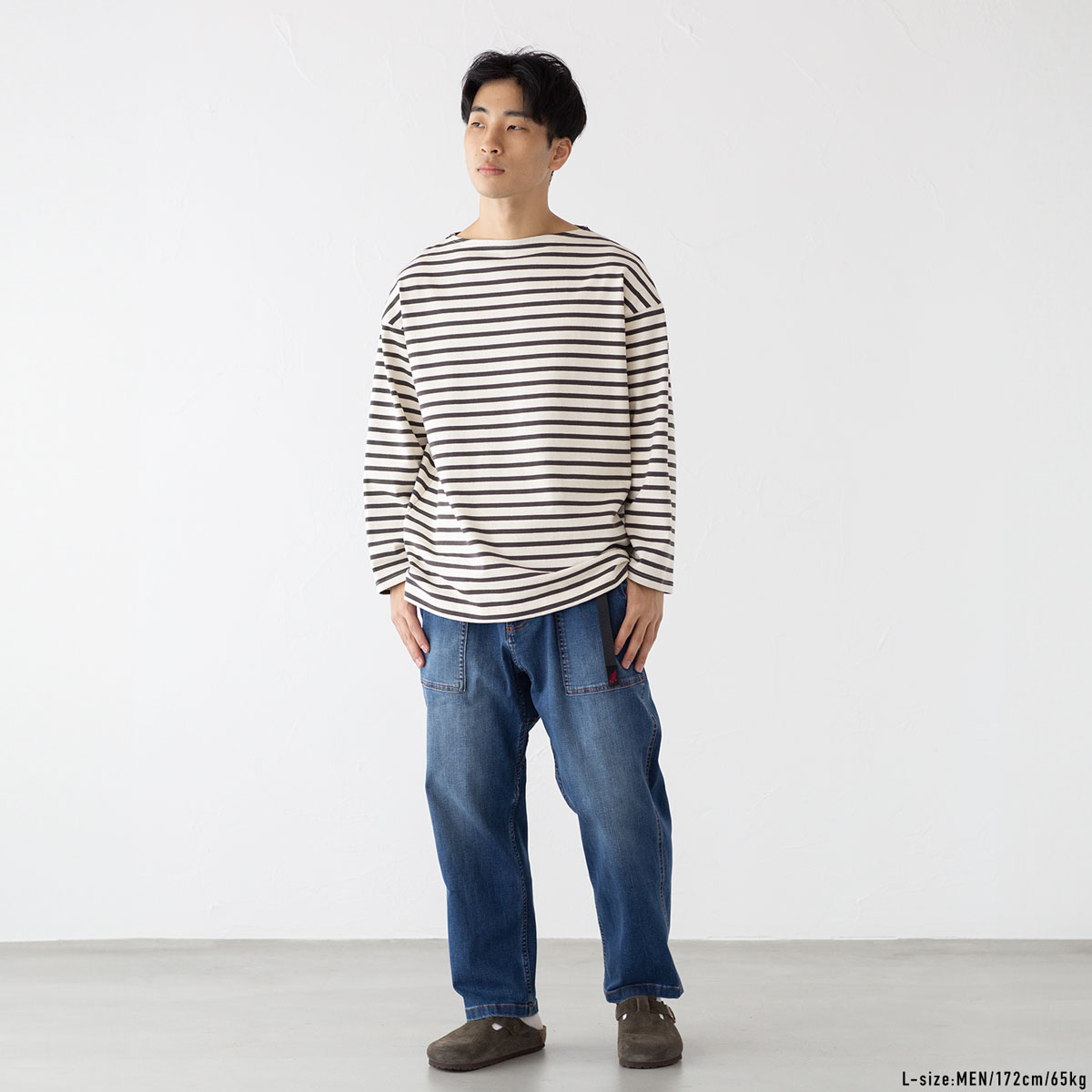 ヒロ73 GRAMICCI ダークユーズドデニムパンツ M ベイカー ヒロ73