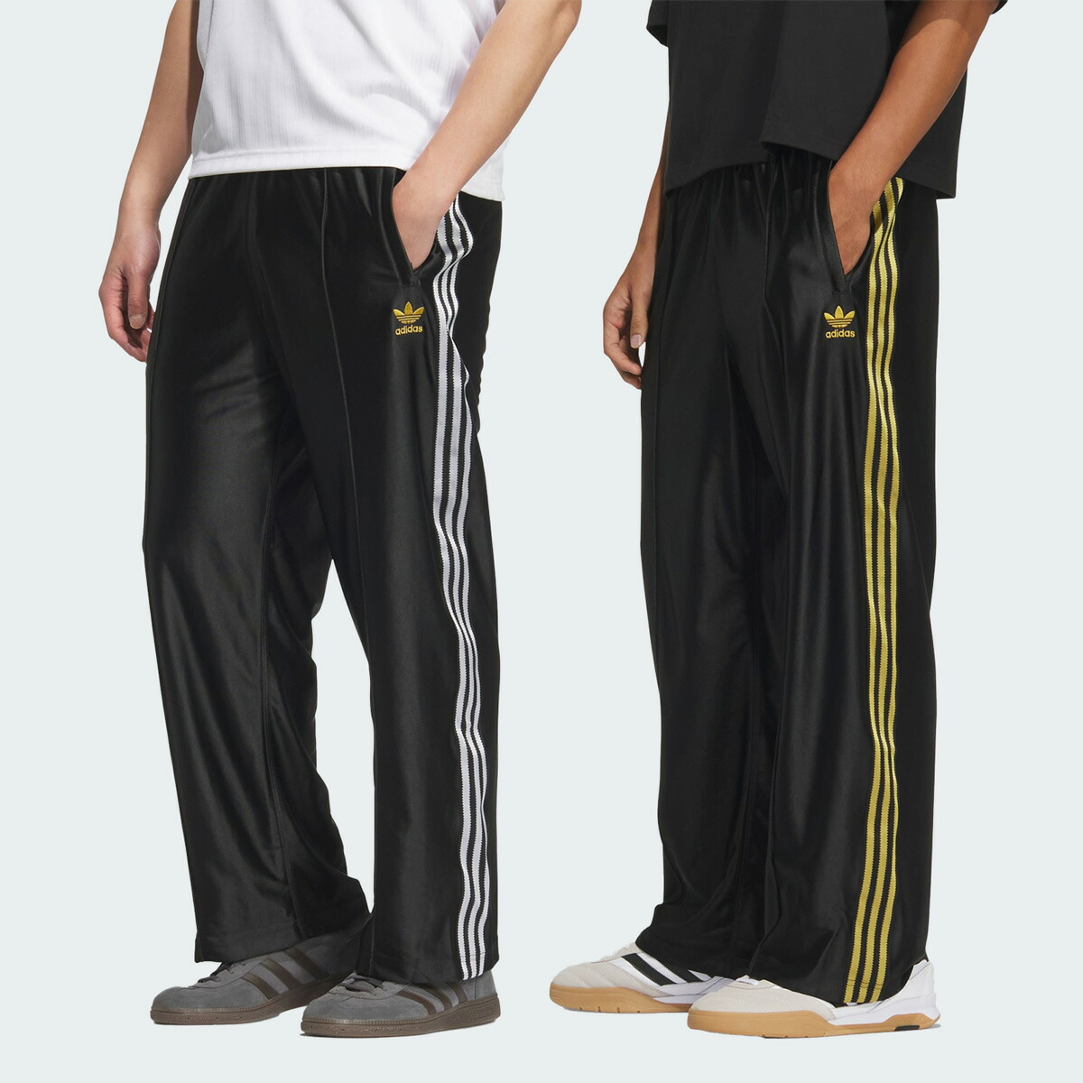 楽天市場】アディダス 光沢 ジャージパンツ 黒×金 KKU14 スーパー