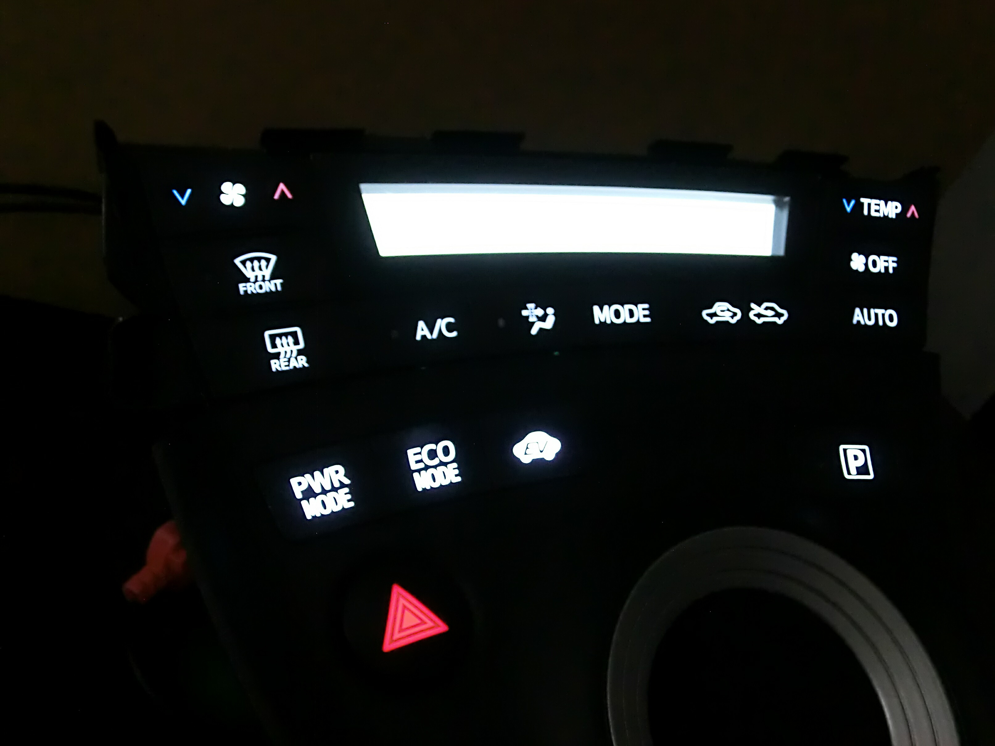 て*り様 ZVW30 プリウス前期エアコンパネルシフトパネル LED打ち替