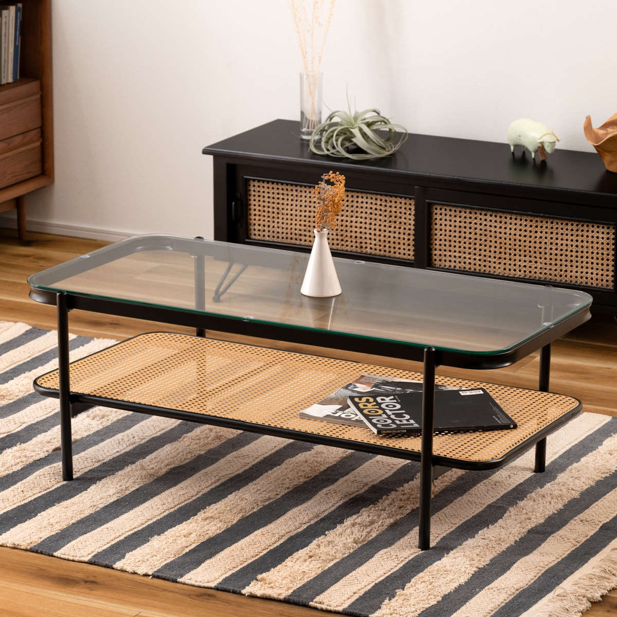 ガラステーブル センターテーブル 幅110」の人気商品一覧 | 安い商品を