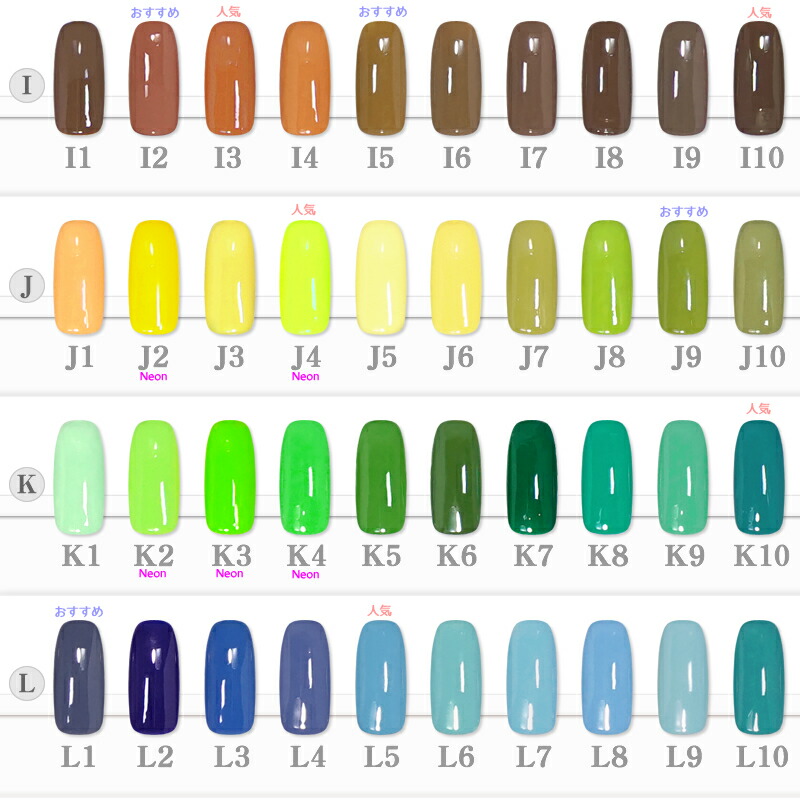 楽天市場】カラージェル 200色セット ジェルネイル カラー セット