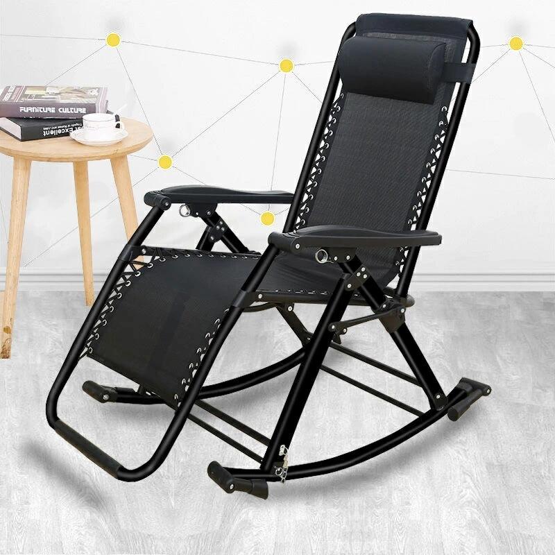 楽天市場】kamelun ロッキングチェア 折り畳み式 リクライニングチェア