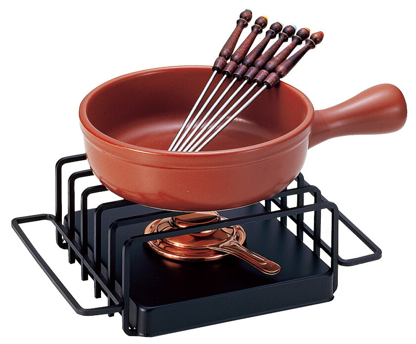 楽天市場】チーズフォンデュセット 20cm 送料無料 COPPER100 新光