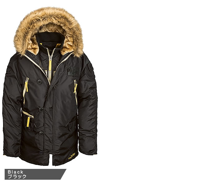 楽天市場】アルファ インダストリーズ N-3B INCLEMENT ジャケット