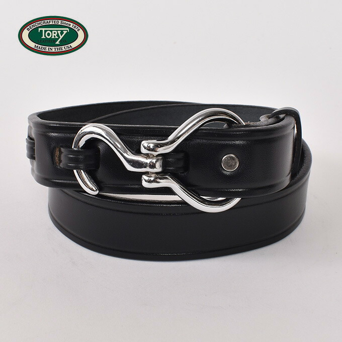 楽天市場】Tory Leather / 1.25” Bridle Leather Hook Buckle Belt
