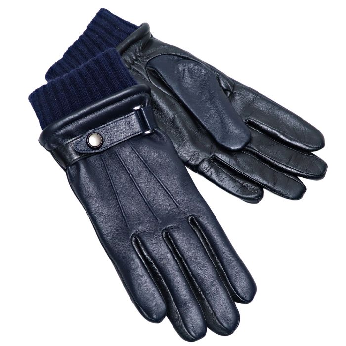 楽天市場】手袋 羊革 メンズ ネイビー スマホ対応 タッチパネル 導電革