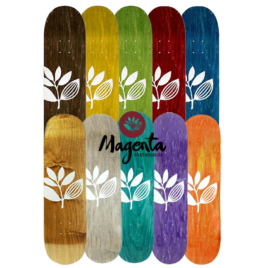楽天市場】MAGENTA Team Logo decks マゼンタ デッキ スケボー 7.25