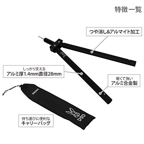 楽天市場】DOD(ディーオーディー) フタマタノサソイM ワンポールテント