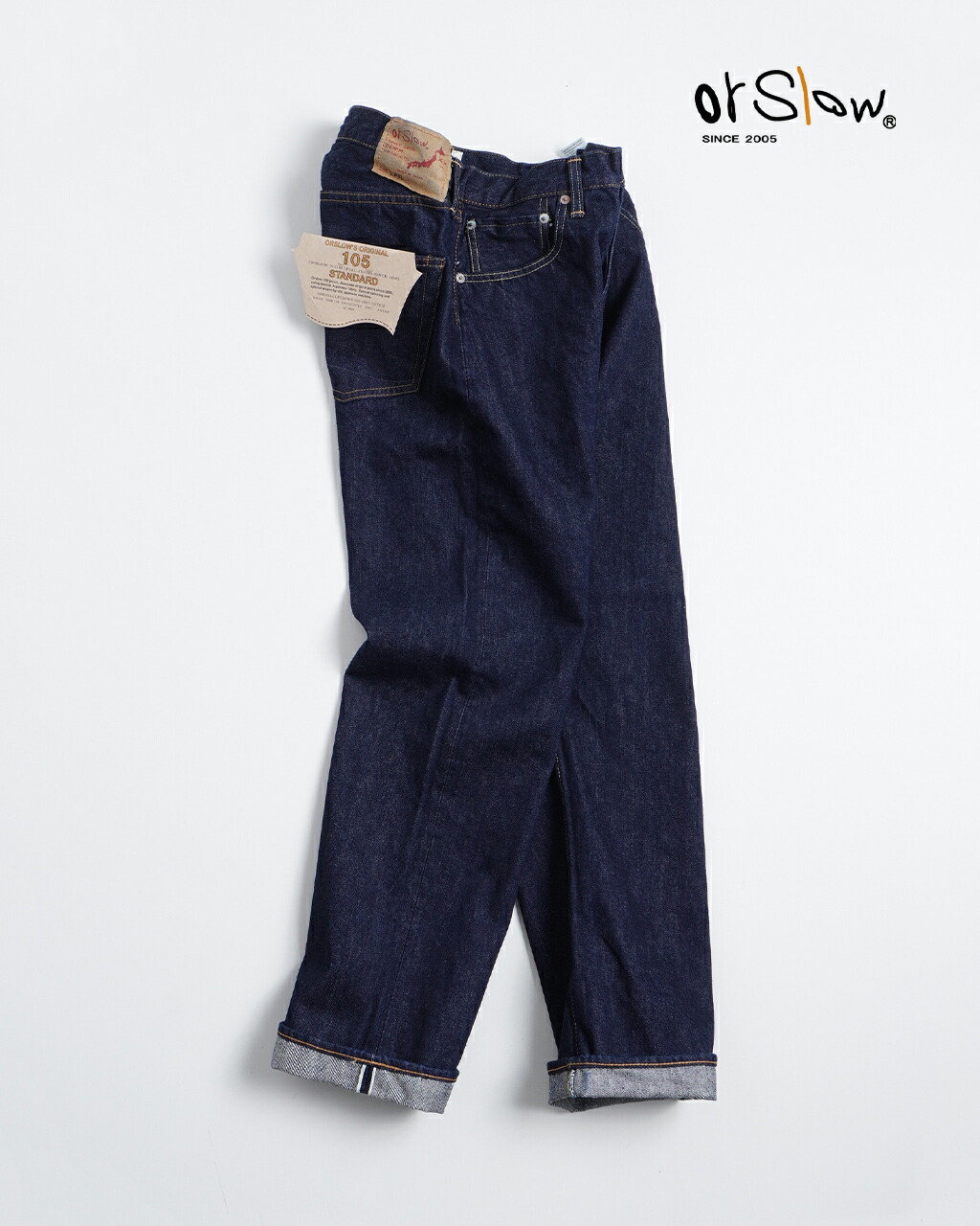 楽天市場】オアスロウ orSlow 105 ショートレングス セルビッチ デニム
