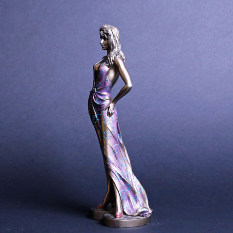 ビンテージ 人形 銅製 ブロンズ像 置物 インテリア 工芸品 美術品