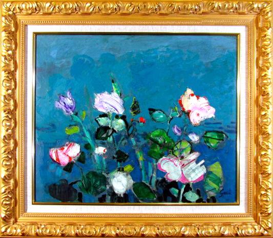 楽天市場】ジル ゴリチ 海の花 油彩15号 : ギャラリーダッドアート