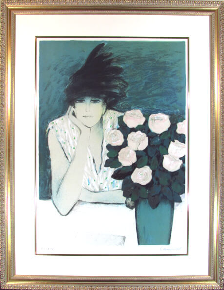 楽天市場】ジャン ピエール カシニョール リトグラフ ダイアナと花束