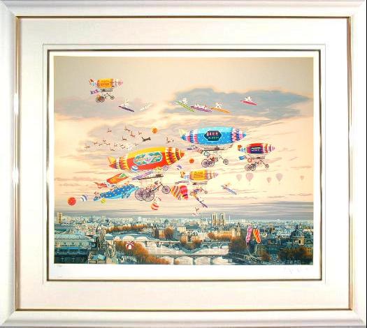 楽天市場】ヒロヤマガタ シルクスクリーン 1995 そよ風に乗って