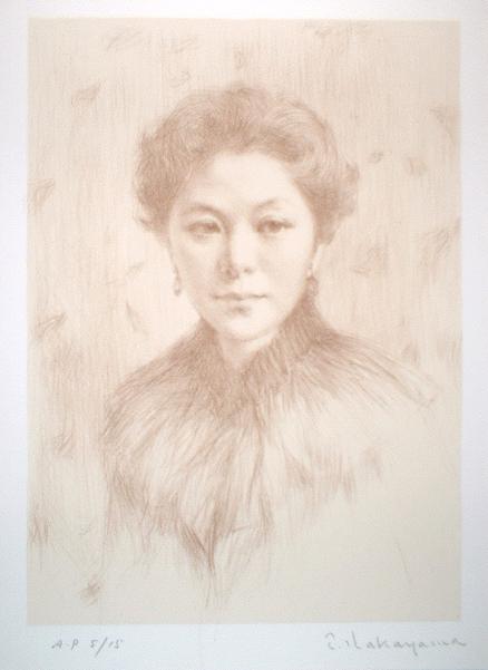 楽天市場】中山忠彦 優しき相貌III－A リトグラフ 1981