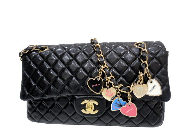 楽天市場】【美品】CHANEL シャネル A46514 マトラッセ ハートチャーム