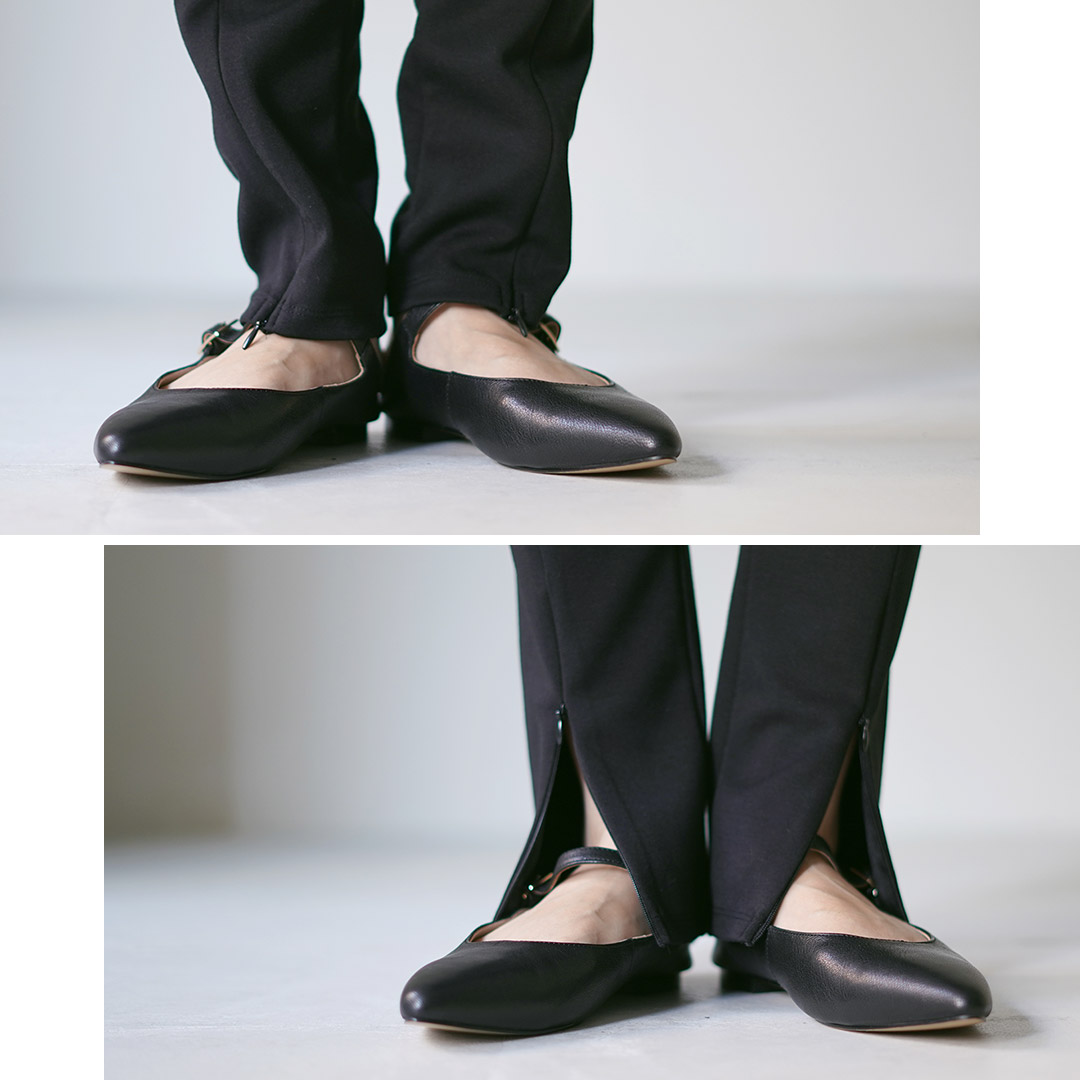 楽天市場】YENN（イェン） フロントスリット レギンス /イージーパンツ