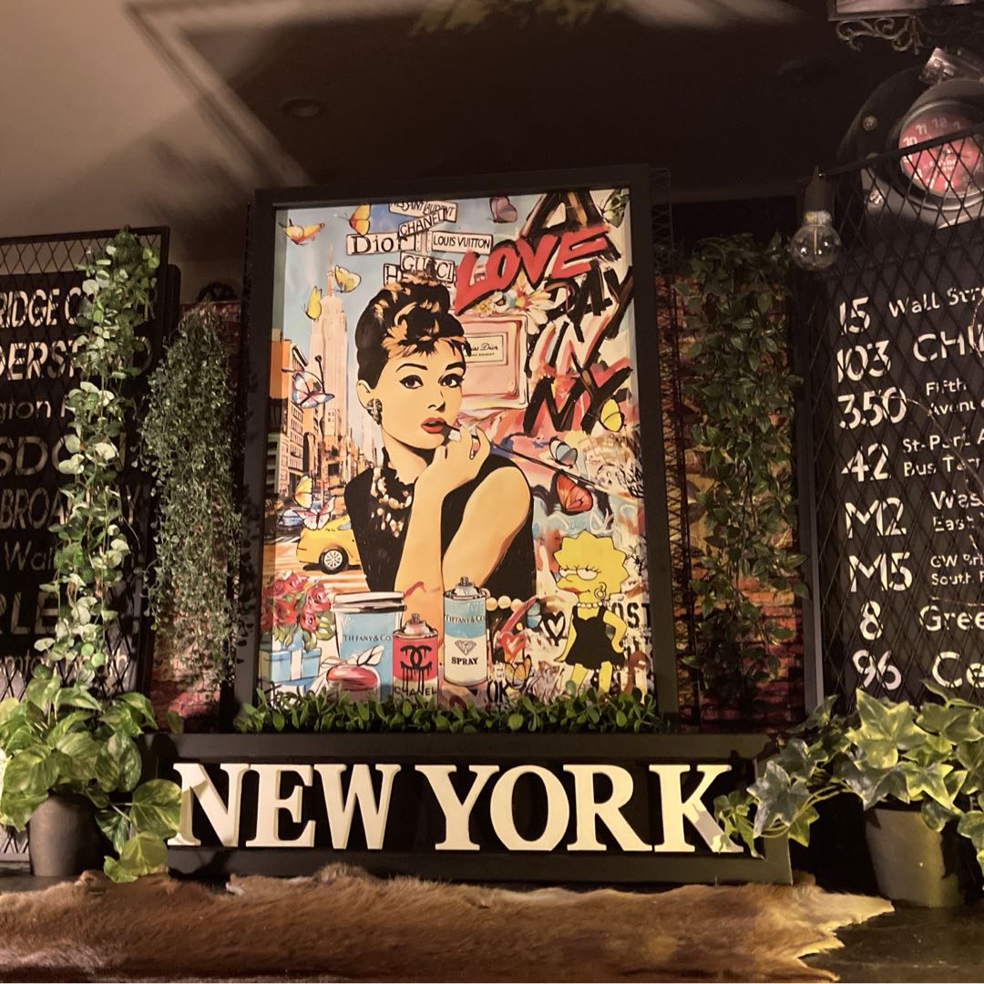 楽天市場】｢オードリー・ヘップバーン・ポップアート｣Type.Aキャンバス