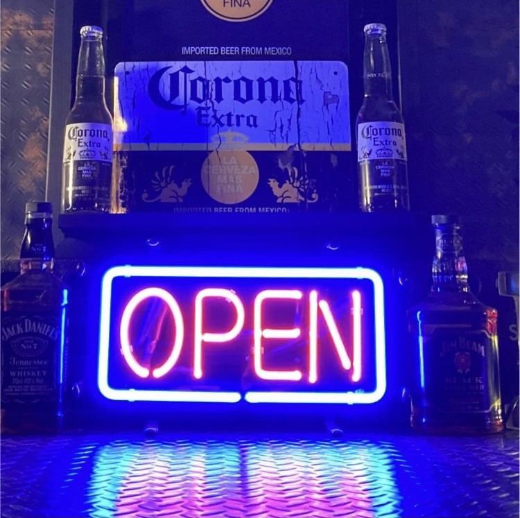 楽天市場】AMERICAN DINER!! ネオンサイン(ガラス管)!! ｢OPEN