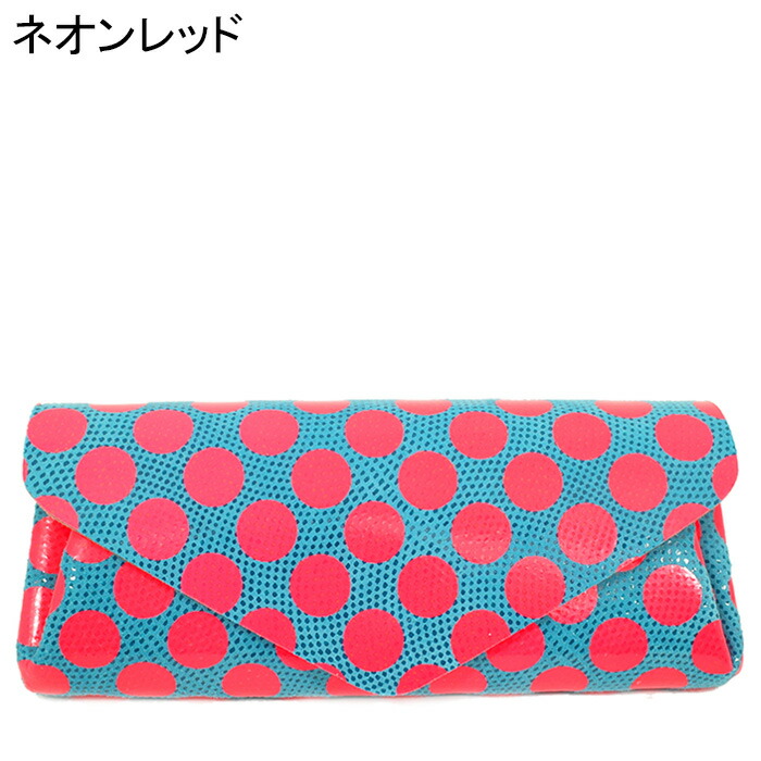 楽天市場】カーマイン 財布 carmine 長財布 水玉 ドットレザーロング