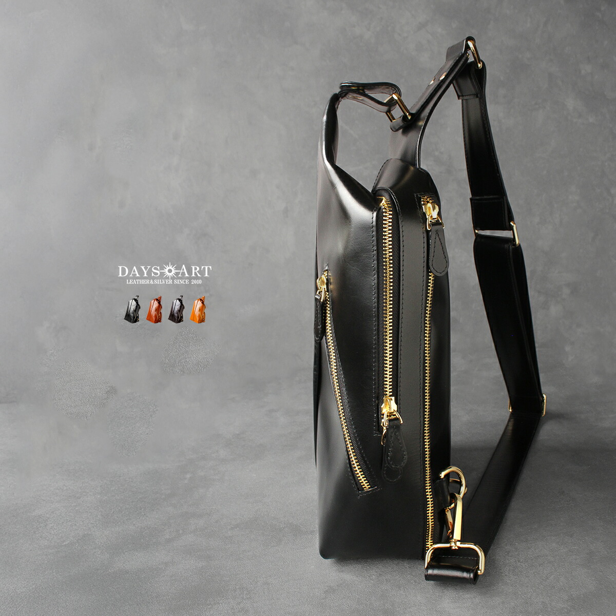 楽天市場】牛革イタリアンレザー オリジナルレザーボディバッグ 左右