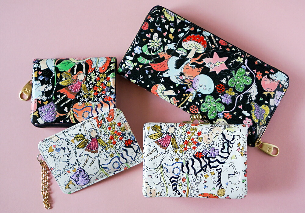 楽天市場】【ノベルティ付＆無料ラッピング】ツモリチサト 2つ折り財布