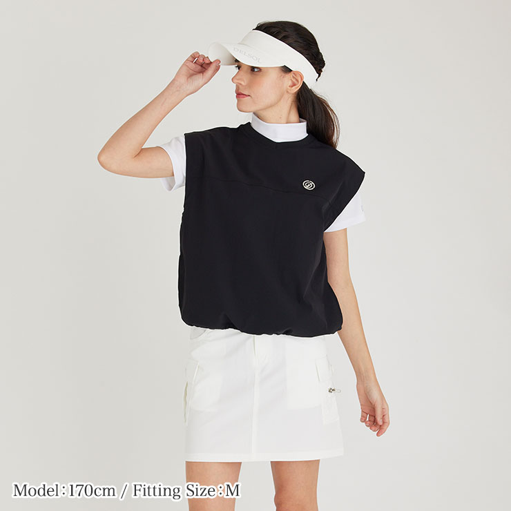 楽天市場】7871 裾ドロストナイロンベスト（セットアップ対応） ゴルフ