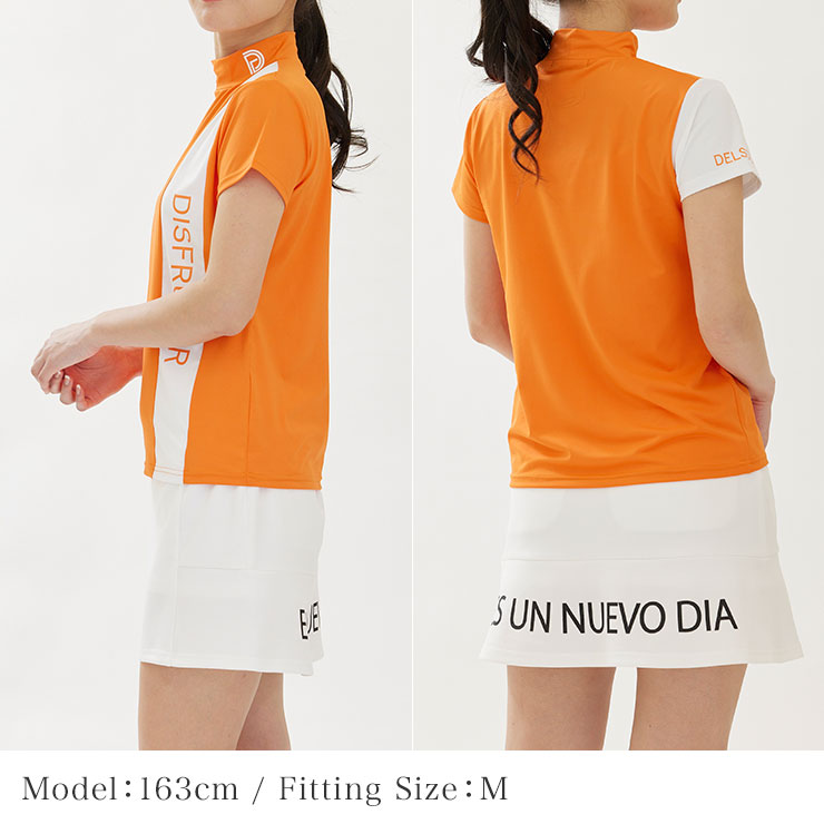 割引 レザレクション レディースゴルフウェア オレンジ サイズM ②