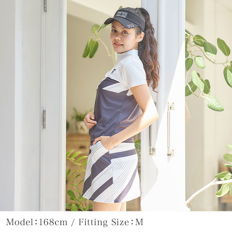 楽天市場】7774 パネルプリントセットアップ レディース ゴルフウェア