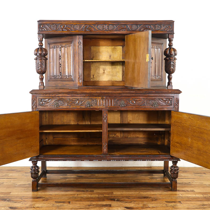 楽天市場】アンティーク コートカップボード 食器棚 飾り棚 収納棚