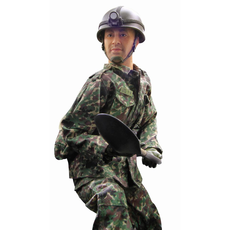 ミリタリーフィギュア 迷彩服 約30cm 1/6