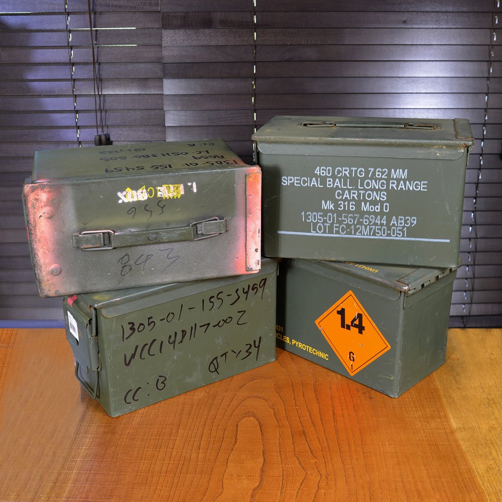 楽天市場】米軍放出品 アモカン .50キャリバー 軍払い下げ品 鉄製弾薬