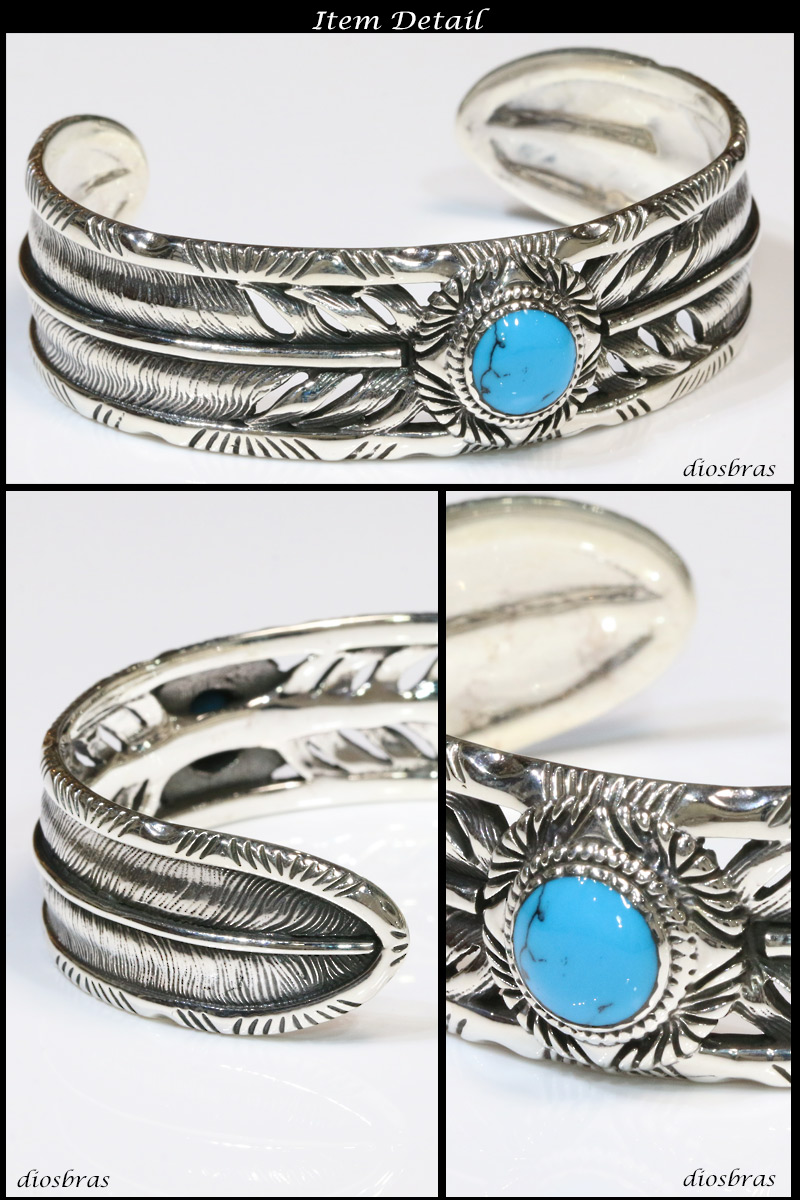 楽天市場】シルバーバングル シルバーアクセサリー イーグル フェザー