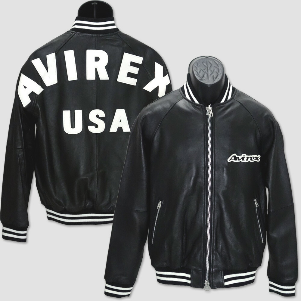 楽天市場】アビレックス AVIREX 羊革ライダースジャケット “AVIREX